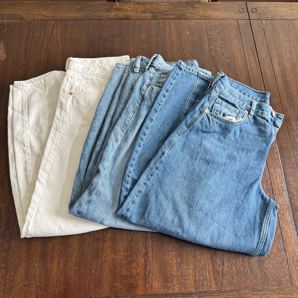 GAP 3 High Rise Horseshoe Jeans